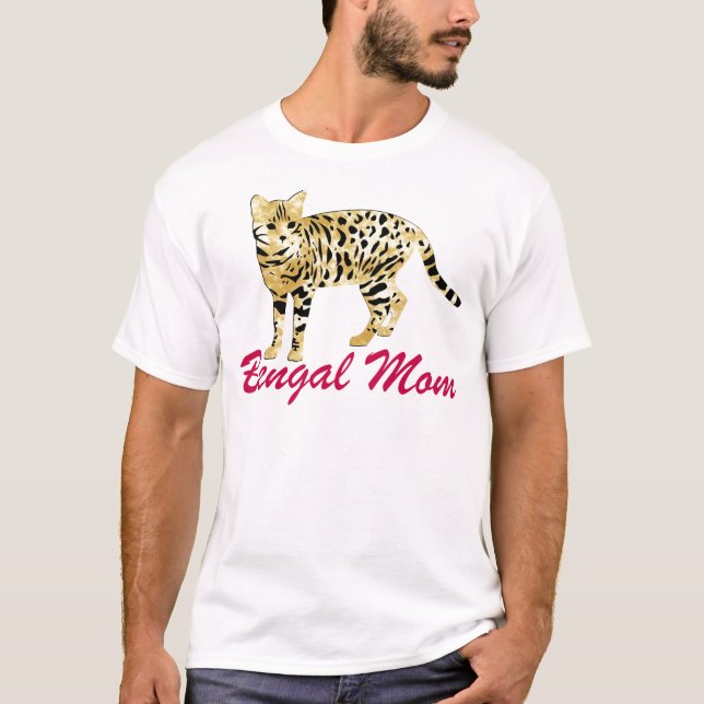 Bengal Cat Mom T-Shirt (Front)