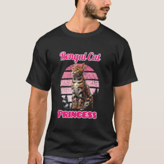 Bengal Cat Mother BENGAL PRINCESS Funny Bengal Cat T-Shirt