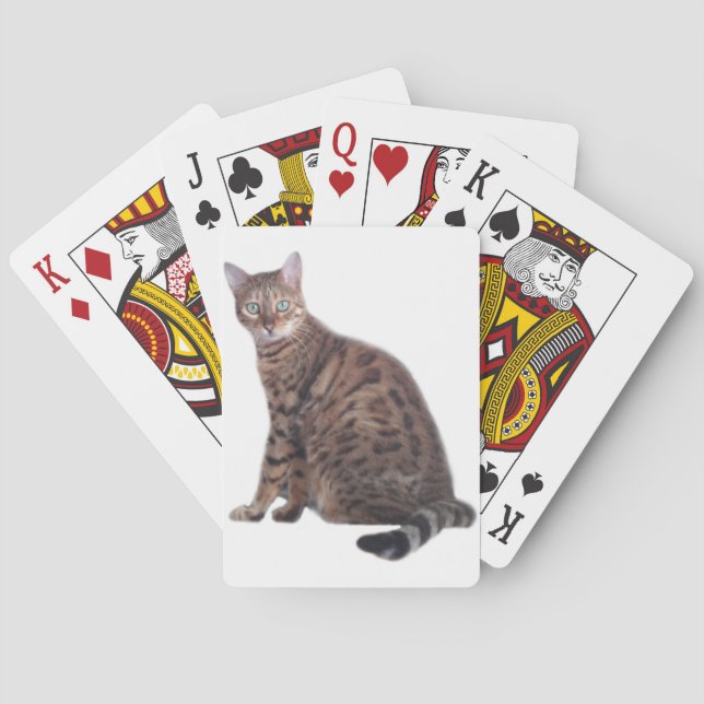 Bengal Cat Playing Cards (Back)