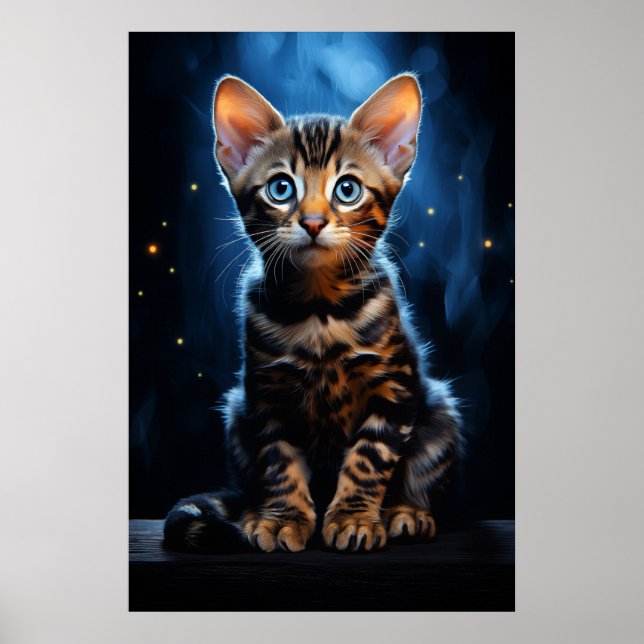 Bengal cat poster (Front)