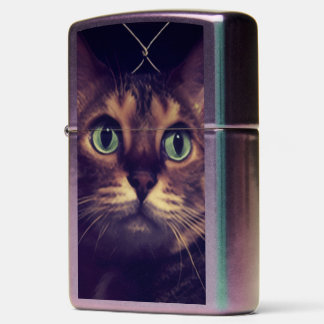 Bengal Cat Sleeping Bengal Zippo Lighter