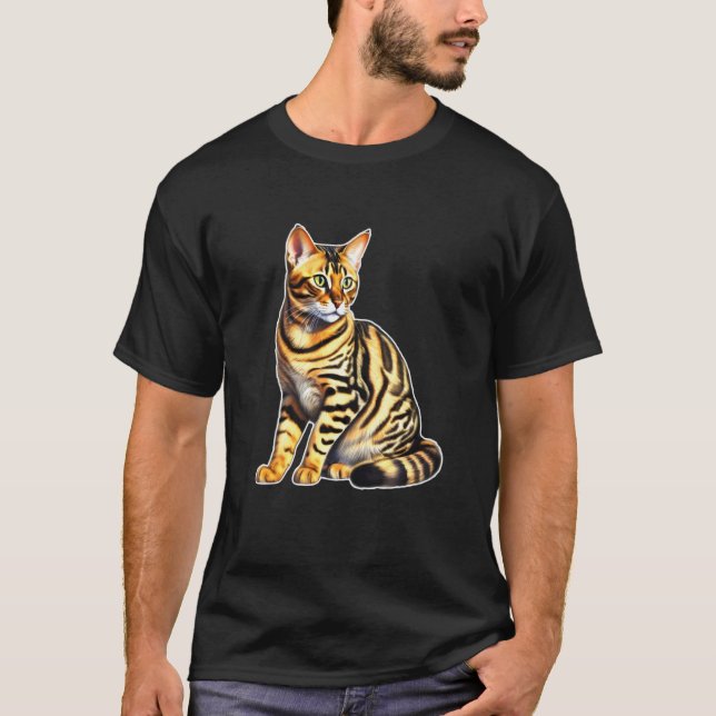 Bengal Cat T-Shirt (Front)