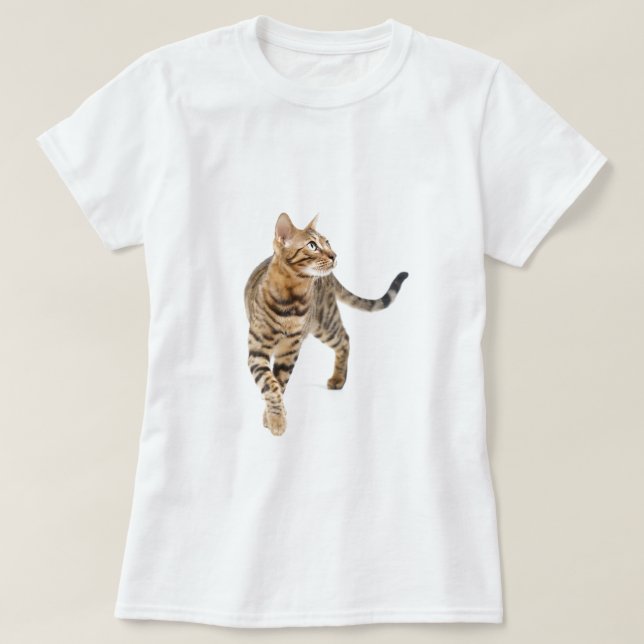 Bengal Cat T-Shirt (Design Front)