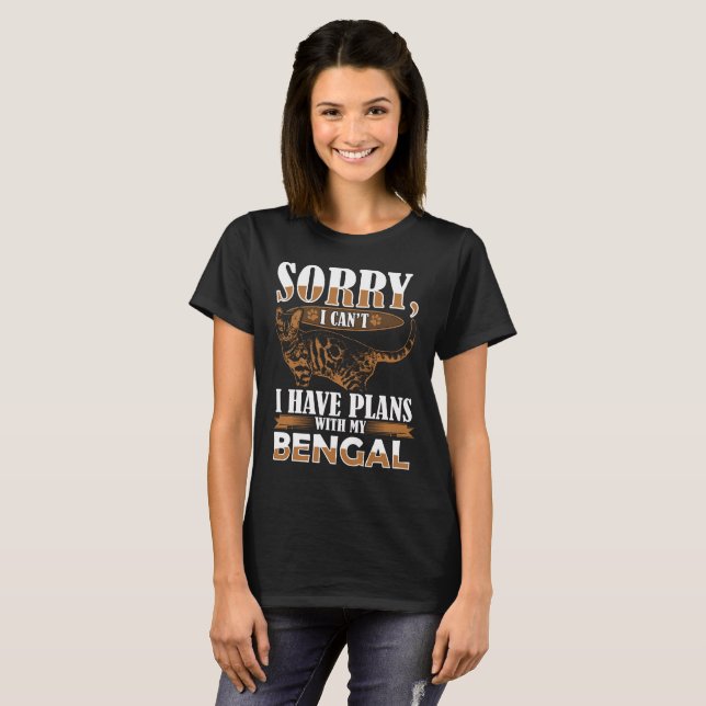Bengal Cat T-Shirt (Front Full)