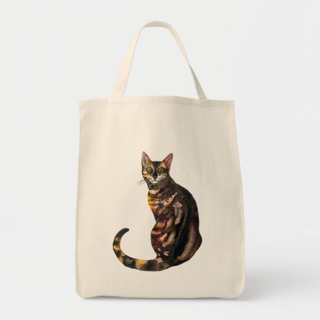 Bengal cat T-Shirt Tote Bag (Front)