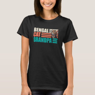 Bengal Cats BENGAL CAT GRANDPA Vintage Bengal Cat T-Shirt