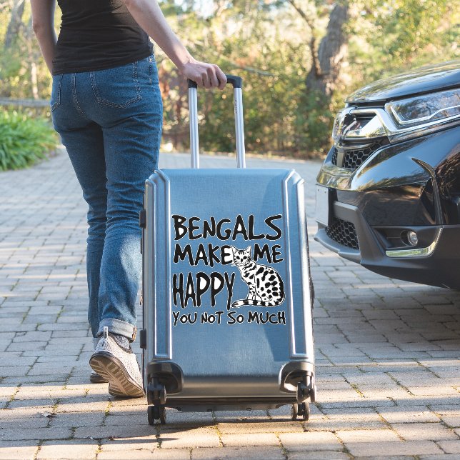 Bengal cats  sticker (Suitcase Insitu)