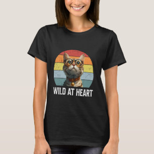 Bengal Cats WILD AT HEART Bengal Cats Lovers T-Shirt