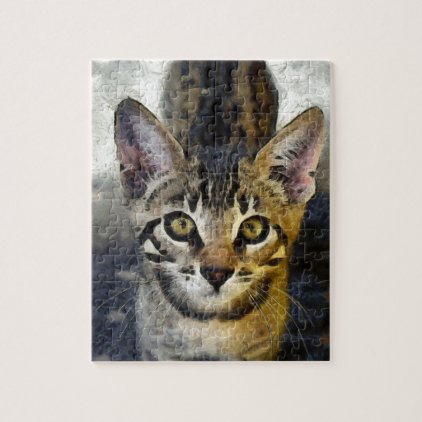 Bengal Cute Kitten Jigsaw Puzzle