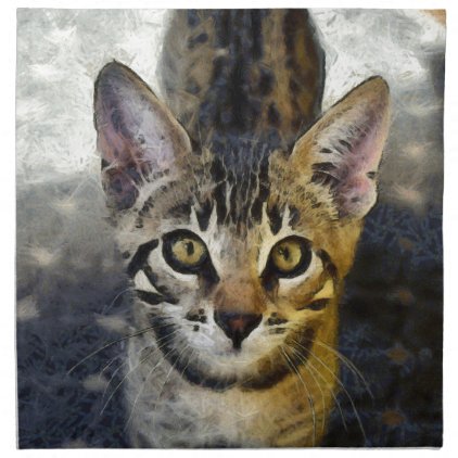 Bengal Cute Kitten Napkin