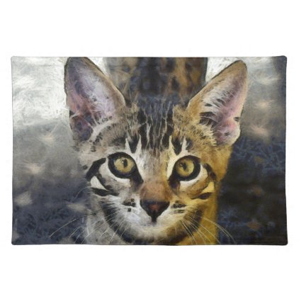 Bengal Cute Kitten Placemat