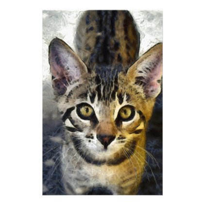 Bengal Cute Kitten Stationery