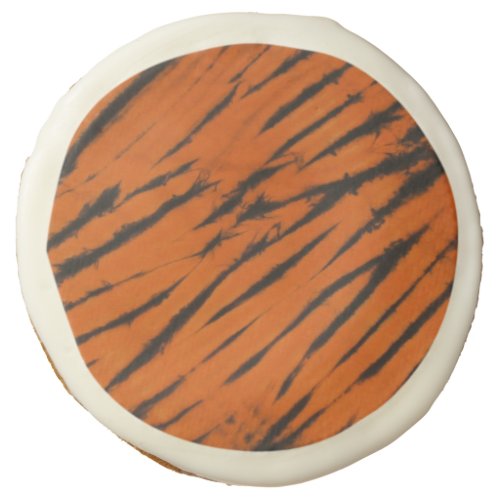 Bengal Stripes Tie Dye Sugar Cookie