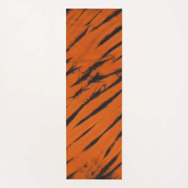Bengal Stripes Tie Dye Yoga Mat (Front)