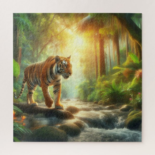 BENGAL TIGER 3 JIGSAW PUZZLE (Vertical)