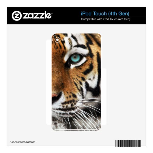 Bengal Tiger Animal Print Eye iPod Touch 4G Decal (Product)