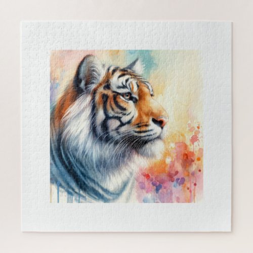 Bengal Tiger AREF1105 _ Watercolor Jigsaw Puzzle