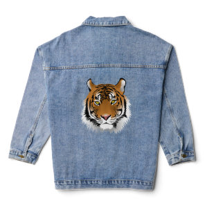 BENGAL TIGER ART Denim jean Jacket