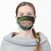 Bengal Tiger Beautiful Cat Lover Adult Cloth Face Mask (Worn)