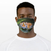 Bengal Tiger Beautiful Cat Lover Adult Cloth Face Mask (Worn)