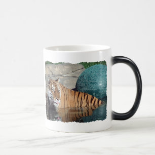 Bengal Tiger Black Color-Changing Morphing Mug