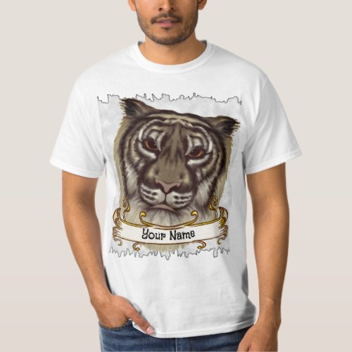 Bengal Tiger custom name T_Shirt