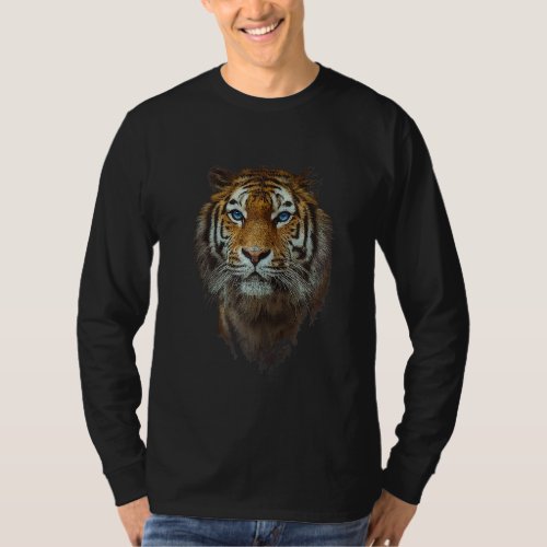 Bengal Tiger Endangered Wildlife Lover Big Cat Zip T_Shirt