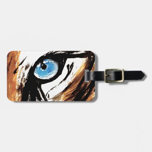 Bengal Tiger Eye Luggage Tag