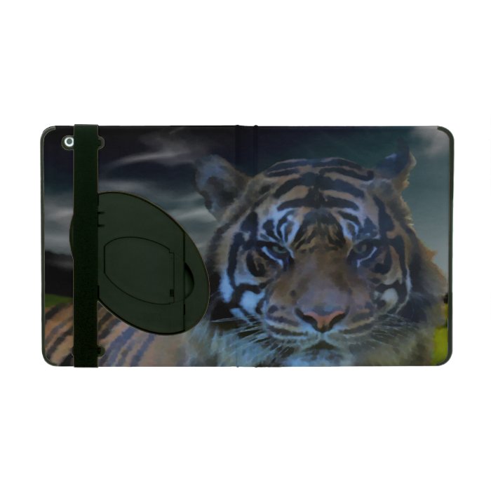 Bengal Tiger Face Watercolor Wildlife iPad Cover