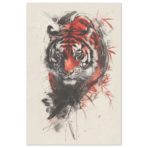 Bengal Tiger Portrait Tissue Paper