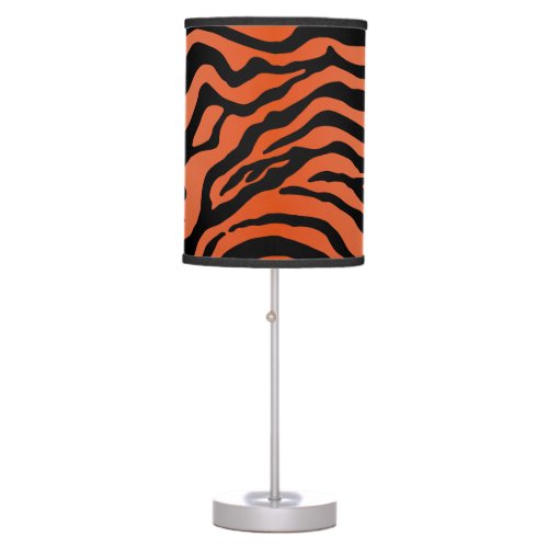 Bengal tiger print table lamp