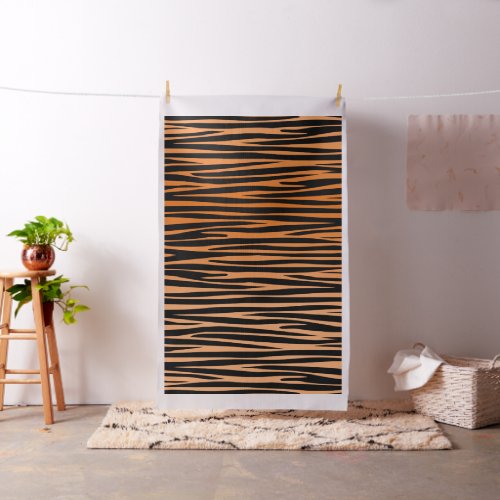 Bengal Tiger stripes animal wildlife fur print Fabric