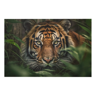 Bengal Tiger Wood Wall Art