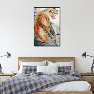 Bengal Tiger Wrapped Canvas Print