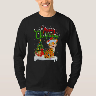 Bengal Tiger Xmas Decorations Bengal Tiger Christ T-Shirt