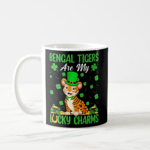 Bengal Tigers Are My Lucky Charms Tiger St Patrick Coffee Mug
