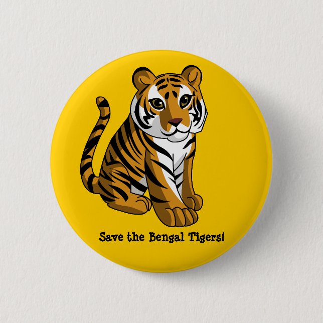 Bengal Tigers Button (Front)