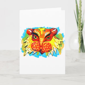 Bengali New Years Lion Design Gifts & Phone Cases Holiday Card