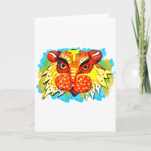 Bengali New Years Lion Design Gifts  Phone Cases Holiday Card
