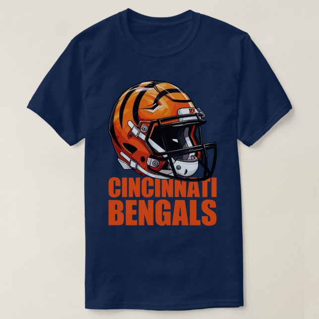 Bengals Helmet T-Shirt (Design Front)