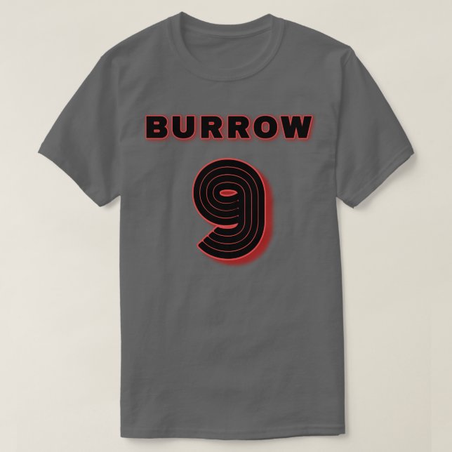 Bengals Joe Burrow number T-Shirt (Design Front)