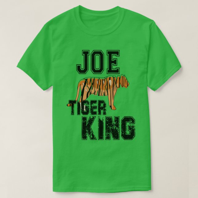 Bengals Joe Burrow Tiger King Classic TShirt (Design Front)