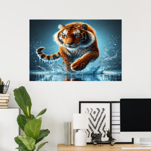 Bengal's Ocean Dance Poster