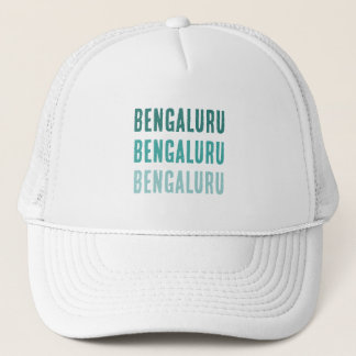 Bengaluru India City Map Minimal Design Trucker Hat