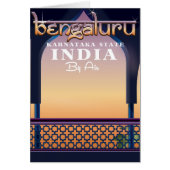 Bengaluru, India travel poster (Front)