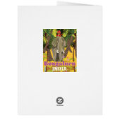 Bengaluru Indian travel poster (Back)