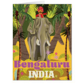 Bengaluru Indian travel poster (Front)