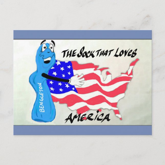 Bengleton Socks Postcard (Front)