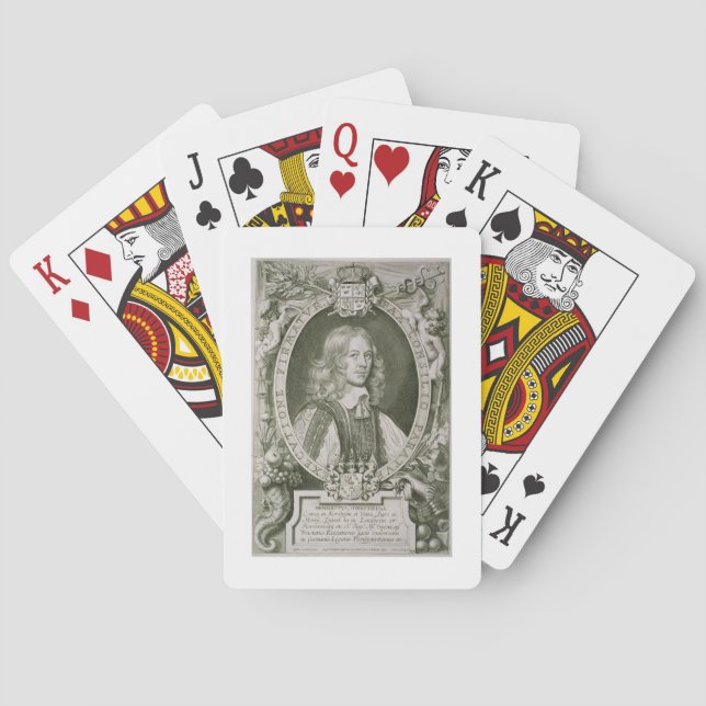 Bengt Gabrielsson Oxenstierna (1623-1702) from 'Po Poker Cards (Back)