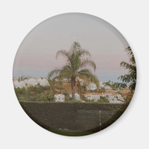 Benhavis Palm Tree, Marbella, Andalusia, Spain Magnet
